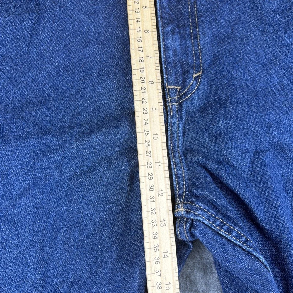 Blue Ranchwear Jeans Mens 34x34 Blue Straight Boot Cut Denim Pants Cowboy